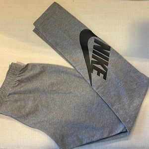 Nike leggings with logo detail